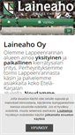 Mobile Screenshot of laineaho.fi